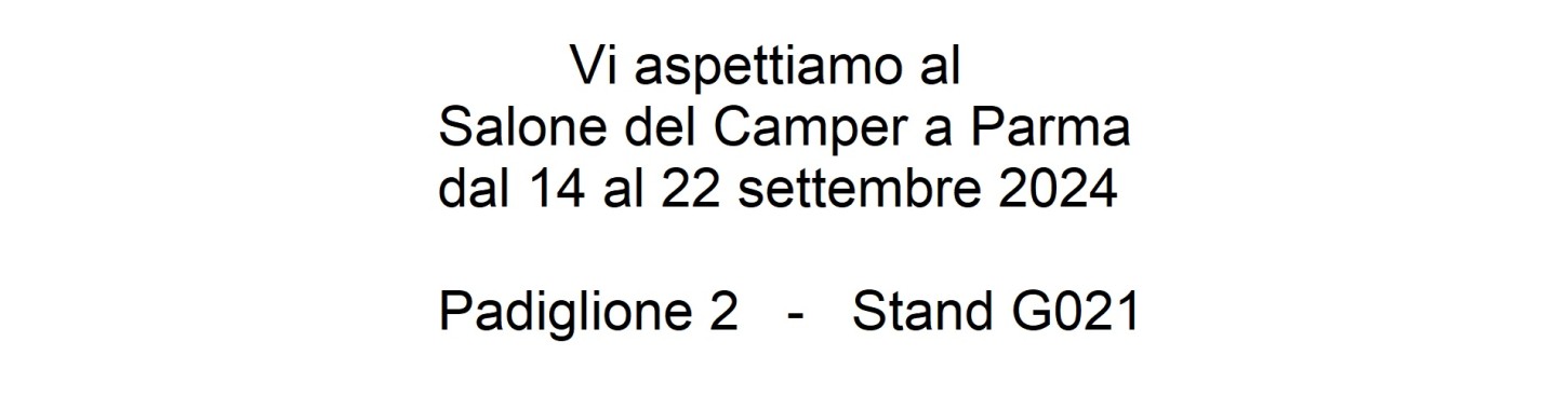 Salone del Camper Pad.2 Stand G 21-